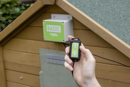 Externer Taster, Fernbedienung für automatische Hühnertür/Hühnerklappe von Kerbl